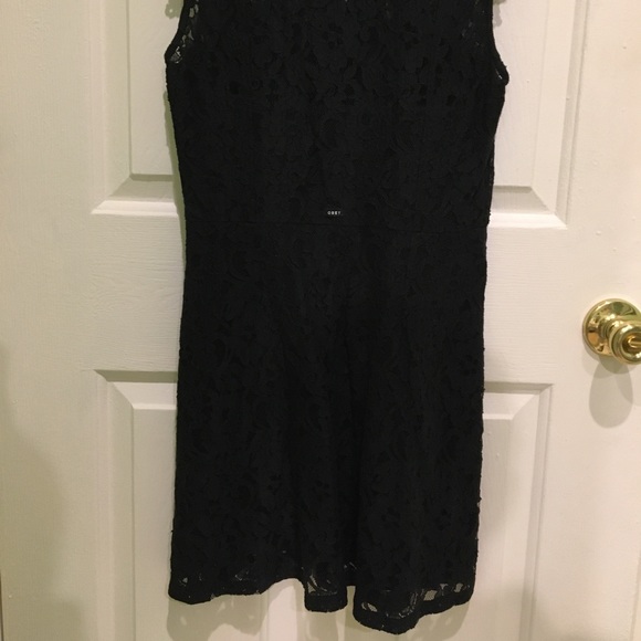 Obey, black lacy cocktail dress - Picture 4 of 5